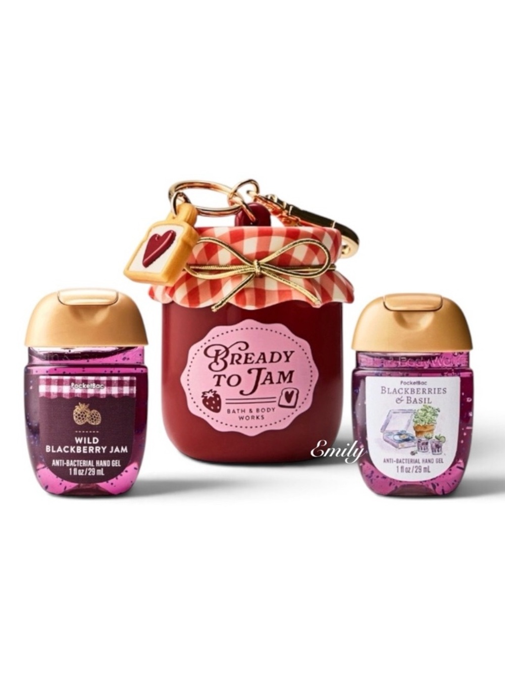 Bath & Body Works BREADY to Jam Jar PocketBac Holder Set